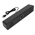 Miniatyrbilde 2 av 7: Kablede datamaskinhøyttalere USB Desktop Soundbar HiFi Klar Lyd Volumknapp Minihøyttaler for PC Laptop Nettbrett for PS5