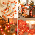 Miniatyrbillede 3 af 5: Fall Maple Leaf Garland Fairy Lights Vandtætte String Lights fo No. 3 color 6 meters 40 lights