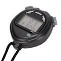 Miniatyrbilde 7 av 7: Digital Stoppeklokke Timer Multifunksjon 3 Linjers Display 100 Runders Minne Nedtelling 12 24 Timers System Sportsstoppeklokke