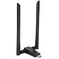 Miniatyrbilde 2 av 7: WiFi Adapter Dobbel 5Dbi Antenne 802.11ac 5G 2.4G USB3.0 1200Mbps Høy Gain USB Nettverkskort for Laptop Stasjonær PC