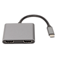 Pikkukuva 1 / 7: USB C - HD Multimedia Interface -keskitin tukee 4K 60HZ USB C - Kaksois-HD Multimedia Interface -sovitinta