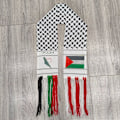Pikkukuva 8 / 10: Palestiinan lippuhuivit Palestiinan kansallinen lippuhuivit 2 2 2