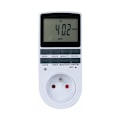 Miniatyrbillede 1 af 5: Elektrisk Stikkontakt Programmer, Ugentlig Elektrisk Stikkontakt Timer med 10 Programmer, 24/7 Programmerbar Stikkontakt med LCD Display (1 stk)