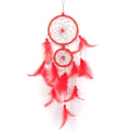 Pikkukuva 1 / 9: Dream Catcher Feather Weave RED red