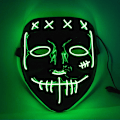 Miniatyrbild 2 av 8: halloween skräck glödande mask cosplay lila green