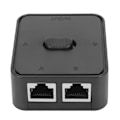 Miniatyrbillede 2 af 7: 2 Port Gigabit Netværk Switch 10 100 1000Mbps 2 Ind 1 Ud 1 Ind 2 Ud PoE Extender Switch RJ45 Splitter Vælger Switch til Cat 6