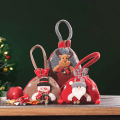 Miniatyrbilde 4 av 5: 3 stk gaveposer med snor for jul, 3D-gaveposer for juleplysj