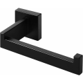Miniatyrbillede 1 af 5: Sort toiletpapirholder, rustfri stålrulleholder Toiletpapirholder til badeværelse og køkken (firkantet)