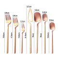Miniatyrbilde 2 av 5: Espressoskeder i rustfritt stål for kakesukkerdessert rose gold