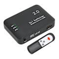 Miniatyrbillede 5 af 6: 4K HD Multimedia Interface 2.0 Switch 3 ind 1 ud Stabil 4K 60Hz HD Multimedia Interface Vælger Hub