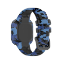 Miniatyrbilde 3 av 5: Smartklokke-reim for Garminfit Jr 3/garmin Vivofit Jr 3 Silikonrem Slitskydd Camouflage Blue