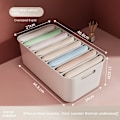 Miniatyrbillede 4 af 5: 8-rums tøjopbevaringsboks, Put Clothes, Garderobe, Green 8 grids