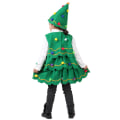 Miniatyrbild 3 av 7: Kid Christmas Tree Costume ärmlös klänning + hatt Xmas outfit 130cm