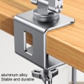 Miniatyrbillede 4 af 5: Bogstativ i aluminiumslegering Stabilt stativ til bærbar computerkonsol til tablets Type 1 Silver