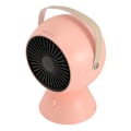 Miniatyrbild 7 av 7: Mini Fläktvärmare 1300W Tyst Konstant Temperatur Snabb Uppvärmning Bärbar Skrivbordsvärmare för Sovrum Kontor 100V‑240V Rosa EU-kontakt