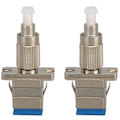 Miniatyrbild 1 av 6: 2 st FC Hane till SC Hona Adapter FC UPC Hane till SC UPC Hona Singlemode Hybrid Optisk Fiberkontakt Adapter