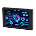 Miniatyrbillede 2 af 7: 3,5 tommer IPS USB Mini Skærm CPU GPU RAM Temperatur Data Monitor PC Sensor Panel Display med 4 Pin Bundkort Kabel