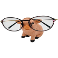 Miniatyrbild 1 av 5: Creative Natural Resin Glasögonhållare Handgjord Nose Piggy Stand