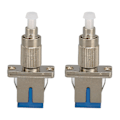 Miniatyrbilde 5 av 6: 2 stk. FC Hann til SC Hunn Adapter FC UPC Hann til SC UPC Hunn Singelmodus Hybrid Optisk Fiberkontakt Adapter