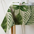 Miniatyrbild 2 av 4: Duk, botaniskt printed polyester rektangulär duk för kök, matbord, fest, bröllop, evenemangsdekorationsbord inomhus/utomhus