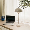 Pikkukuva 4 / 4: Blomknopp Led Bordslampa Nordic Sängbord Sängbord Skrivbord Svamplampor Rumsdekoration Natt Li