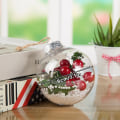 Miniatyrbild 5 av 5: Julkulor, julgransprydnader - 5 stycken, små juldekorationer, okrossbara juldekorationer för granen, helgdagar, bröllop,