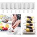 Miniatyrbild 2 av 6: Popsicle Molds Silikon Popsicle Molds Set-glassformar-Tårta