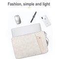 Miniatyrbild 1 av 5: Waterpoof Case Mjukt läder laptopväska Bärbart foder 13.3 inch-gray