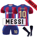 Miniatyrbillede 1 af 2: 23-24 Barcelona Home fodboldtrøje til børn W nr 10 Messi 12-13years