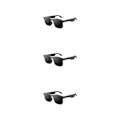 Miniatyrbild 5 av 5: 1/3/5 Bluetooth Audio Smart Glasögon Vattentät Inbyggd mikrofon Black 15.3 x 5 x 3cm 3Set