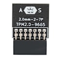 Miniatyrbillede 1 af 6: TPM 2.0 Modul LPC 14pin Tpm 2.0 Fjernkort Krypteringssikkerhedsmodul til ASUS