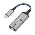 Pikkukuva 2 / 7: USB C - 3,5 mm kuuloke- ja laturisovitin 2 in 1 Type C - Aux-ääniliitäntään ja PD 60 W:n pikalatausjakokaapeli