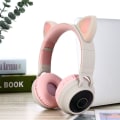 Pikkukuva 2 / 3: Langattomat Bluetooth-lastenkuulokkeet, Cat Ear -langalliset Bluetooth-kuulokkeet, LED-valo, langattomat lasten kuulokkeet korvalla mikrofonilla Beige