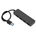 Pikkukuva 3 / 7: USB 3.0 4-porttinen Hub 5 Gbps Nopea 4-in-1 Suojaustoiminto USB-jakaja kotiin, matkoille, toimistoon, ulkokäyttöön