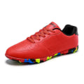 Miniatyrbillede 1 af 5: Herre-fodboldsko Skridsikre fodboldsko Klamper græsfodboldsneakers 3C22026 Red 37