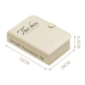 Miniatyrbillede 2 af 10: Datakabel Opbevaringsboks Wire Cable Organizer BEIGE Beige