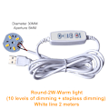 Miniatyrbillede 1 af 8: DC 5V Dæmpbar LED-chips SMD LED-lampe DIY Light Justerbar LED A6