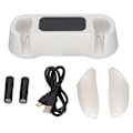 Miniatyrbillede 1 af 7: Dobbelt Opladningsdock Hurtig Opladning Touch Controller Opladningsdock med 2 Genopladelige Batterier til Oculus Quest 2