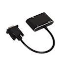 Pikkukuva 4 / 7: 2 in 1 Splitter VGA - VGA High Definition Multimedia Interface -sovitin, korkea resoluutio, vakaat tietokonetarvikkeet