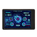 Miniatyrbild 3 av 7: 3,5 tums IPS USB Mini-skärm CPU GPU RAM Temperaturdatamonitor PC Sensorpaneldisplay med 4-stifts moderkortskabel