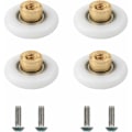 Miniatyrbillede 1 af 5: 4 stk Kobber brusedørruller Skydebrusedørruller til badeværelsesudskiftningsdele (diameter 19mm), ladacèe