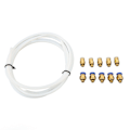 Miniatyrbilde 5 av 7: PTFE-slange med PC4 M6 KJH04 M6 pneumatiske koblinger for 1,75 mm filament PLA ABS for Bambu Lab 3D-printer