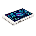 Miniatyrbillede 4 af 7: Computer Temp Monitor 3.5in IPS Fuld Visning USB C Auto Sluk Roterbar PC CPU Data Monitor til Kabinet RAM GPU Hvidt Sæt