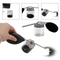 Miniatyrbillede 4 af 5: Cap Talc Pulver Blæser Puffer Barber Talcum Dispenser Flaske