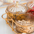 Miniatyrbillede 8 af 10: Salatfad Tørret Frugtfad BRUN 3 RISTER 3 RISTER brown 3 grid-3 grid