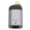 Miniatyrbilde 5 av 7: USB-C til Ethernet-adapter USB-C Hann til RJ45 Hunn Nettverkskontakt Gigabit Ethernet LAN Nettverksadapter