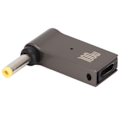 Miniatyrbild 3 av 7: Typ C Hona Ingång till DC Adapter PD Snabbladdningschip Aluminiumlegering Material Vinkeldesign 100W Notebook Strömkabel 4x1.7mm