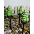 Miniatyrbillede 8 af 9: Solar udendørs have julgran lys stativ 1pc