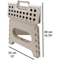 Miniatyrbilde 4 av 5: Foldbar krakk Husholdningsstige Trinn Trinn red