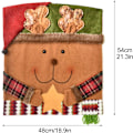 Miniatyrbild 2 av 5: Set med 2 julstolsryggöverdrag, Elan, Xmas, Matbord, X